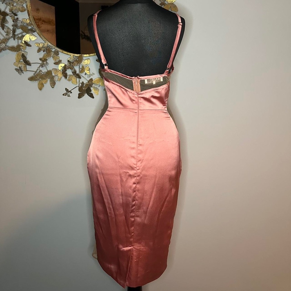 House of CB Satin Midi Dress - Picture 3 of 4
